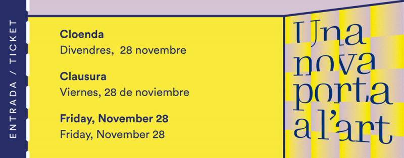 Closing / Closure Friday, November 28 - Museu Can Framis