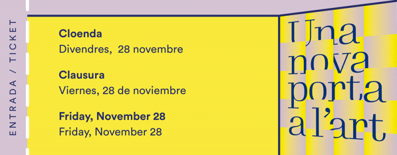 Closing / Closure Friday, November 28 - Museu Can Framis (Reduced price)