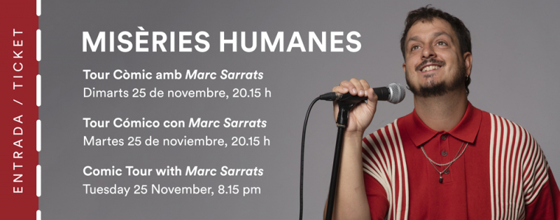 Guided tour with Marc Sarrats of the exhibition Misèries humanes (Tuesday, November 25, 20.15h)